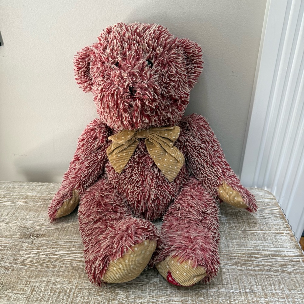 Dakini Red & White w/Tan Coloroid Tie, Feet & Paws, Pre-loved